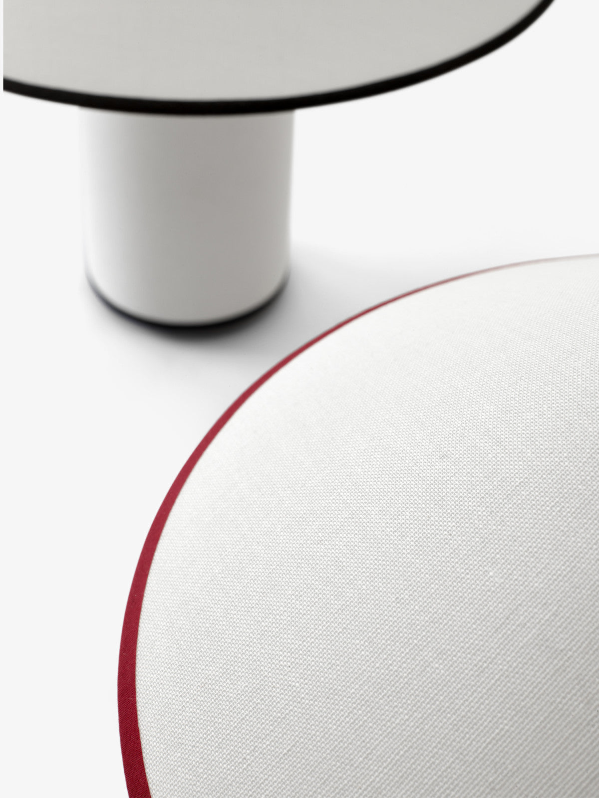 Colette ATD6 Lamp, White & Merlot