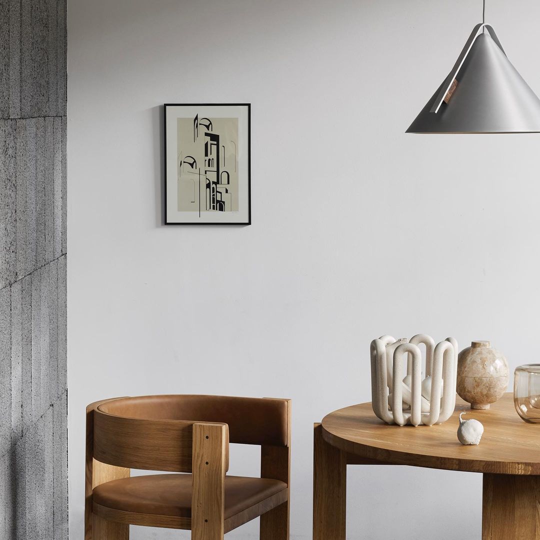 Collector Dining Chair | Solid Oak | Leather Upholstery