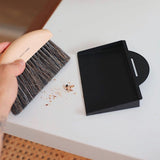 Set perie și făraș - Negru