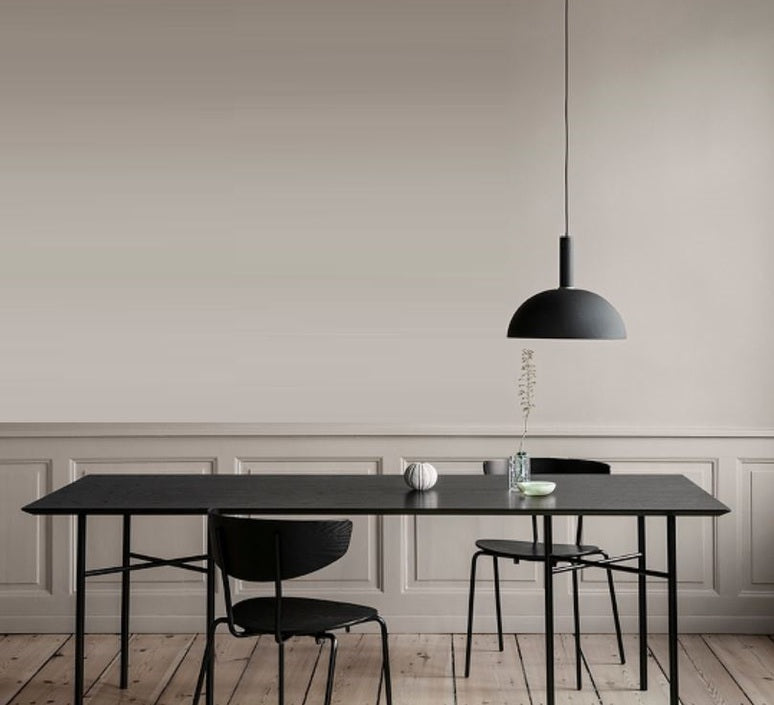 Corp de iluminat Dome Shade High Socket - negru