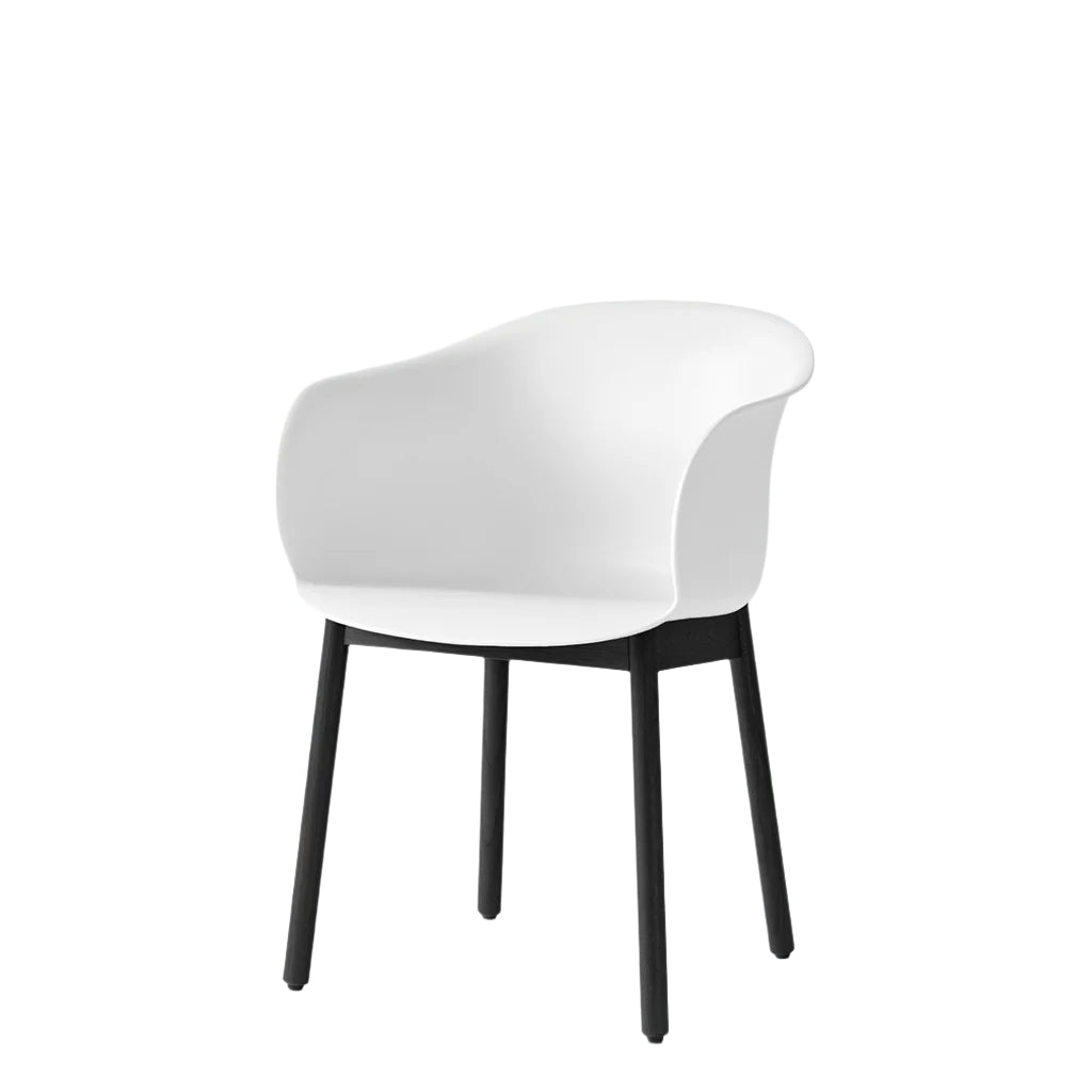 Scaun Elefy JH30 - Alb, stejar negru