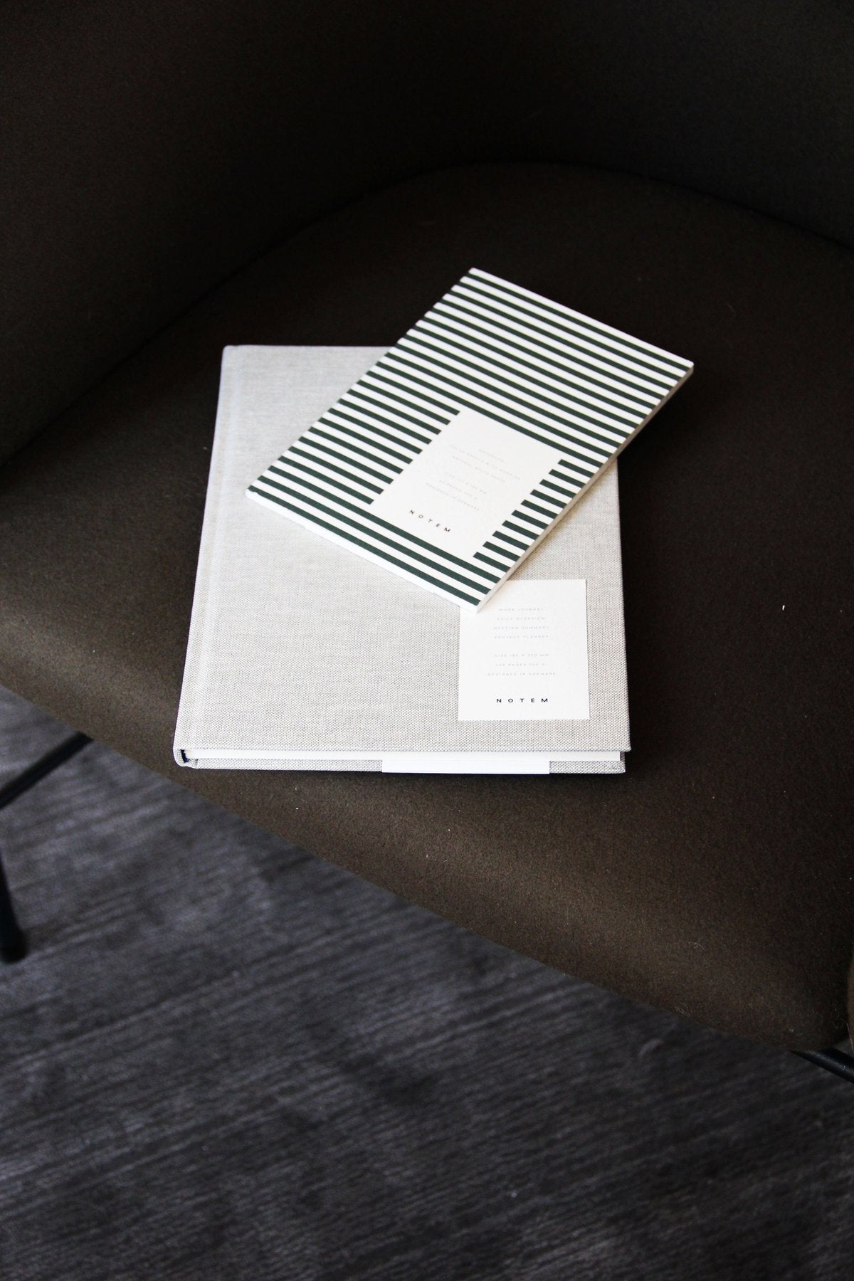 Even Work Journal, Large - Light Grey