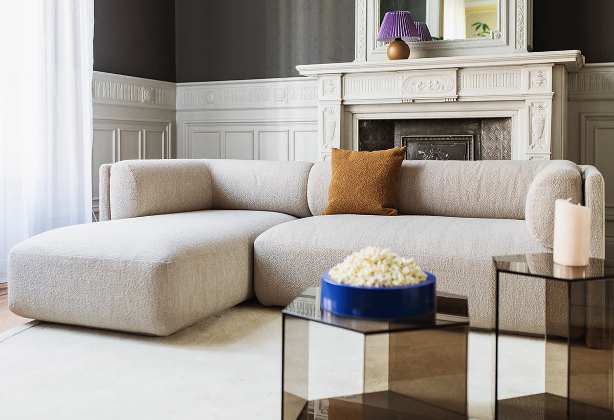Bolster Corner Sofa - Longchair Left