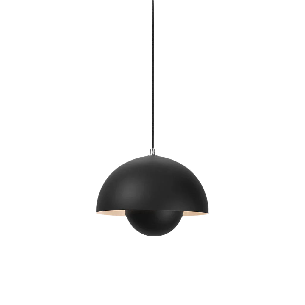 Corp de iluminat suspendat Flowerpot VP1 mic - Negru mat