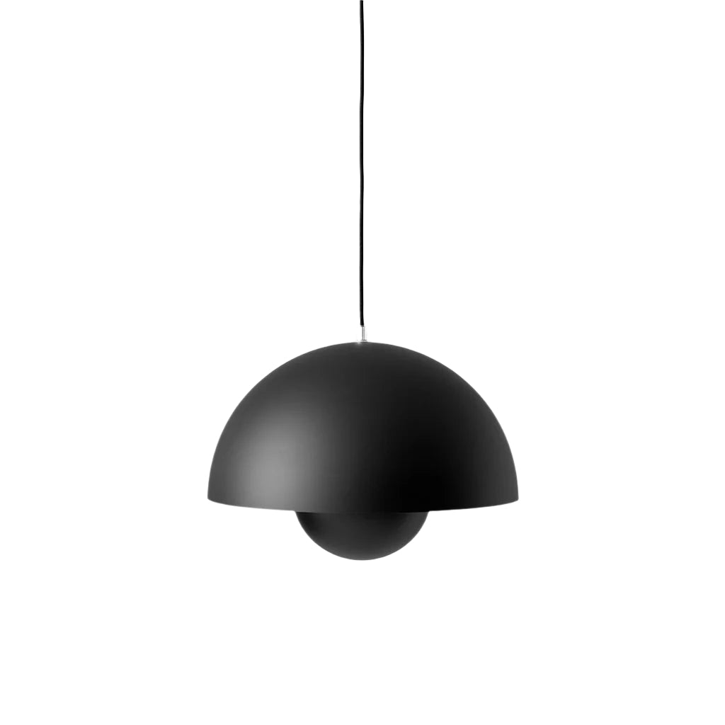 Corp de iluminat suspendat Flowerpot VP7 mediu - Negru mat