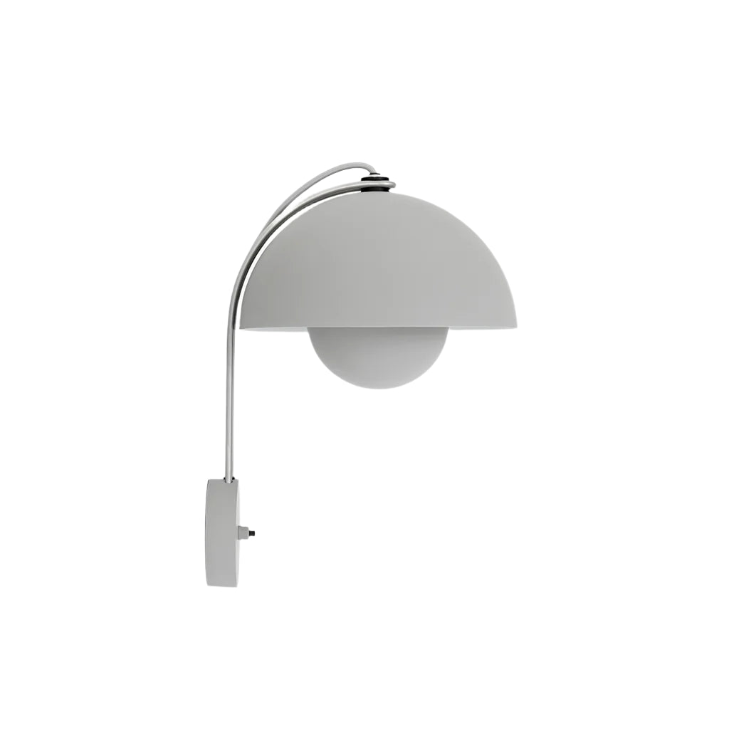 Flowerpot VP8 Wall Lamp - Matt Light Grey