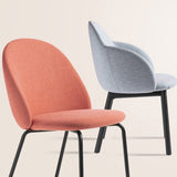 Scaun Iola - picioare metal negru - catifea camel - produs expus