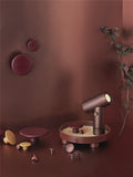 Dots Wood - Burgundy