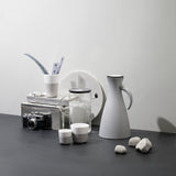 Pahar Café Latte - gri (2 buc)