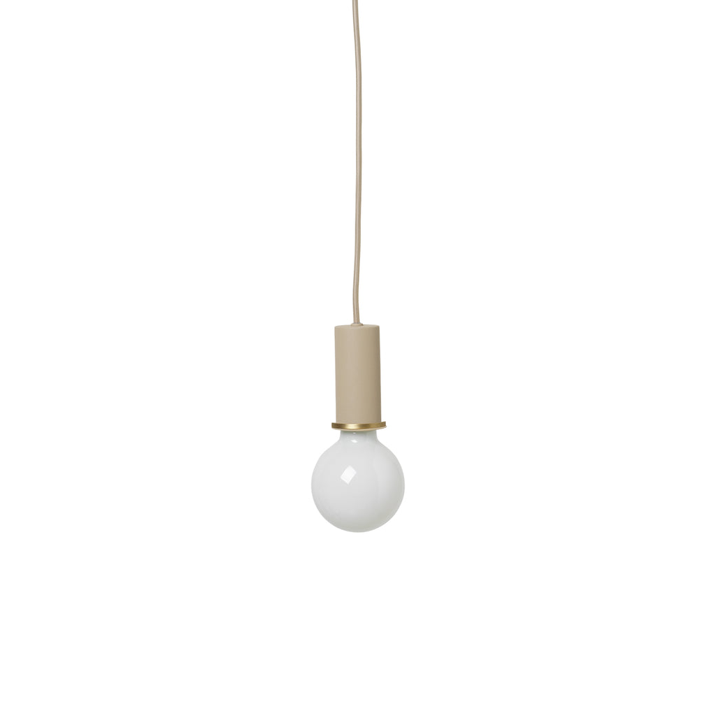 Corp de iluminat Socket Pendant Low - cașmir