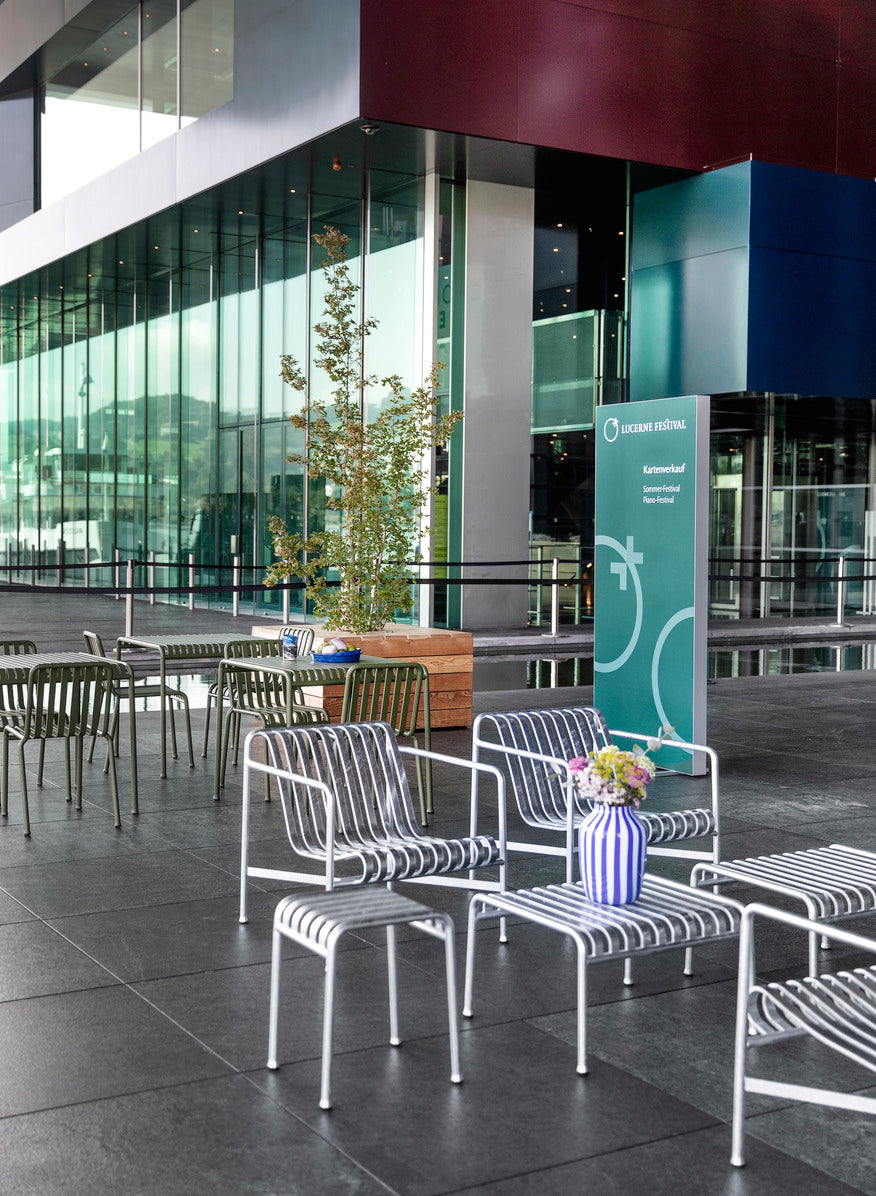 Palissade Stool - Hot Galvanised