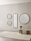 Nimbus Mirror, Ø60 - Polished brass