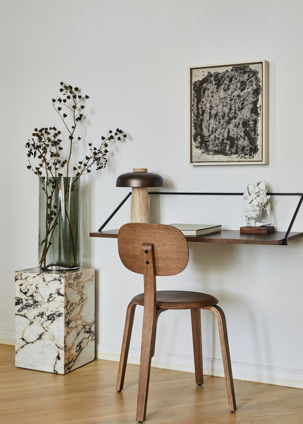 Plinth Tall - Rose marble calacatta viola