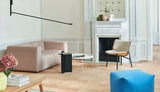 High Slit Side Table - Black