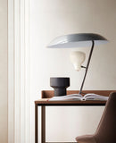 Lampă Model 548 - Alamă oxidată cu difuzor gri