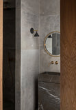 Nimbus Mirror, Ø60 - Polished brass