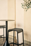 Palissade Cone Table Round High - Anthracite