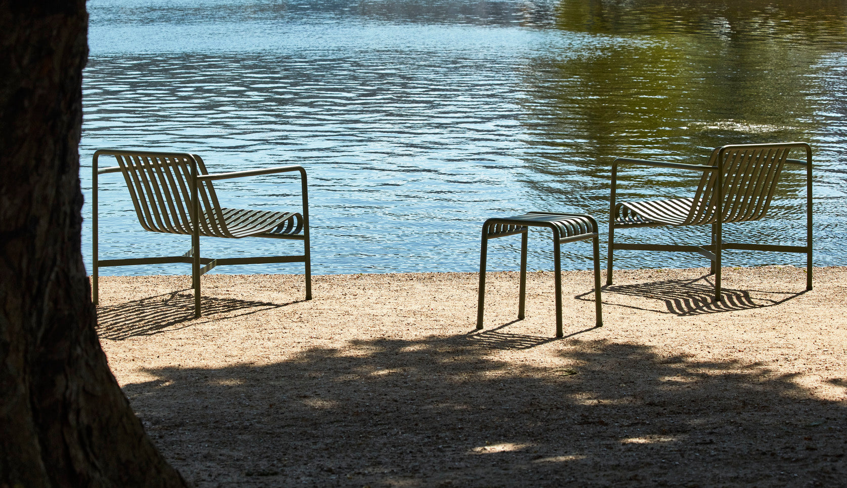 Taburet Palissade - Olive