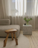 Plinth cub - Carrara