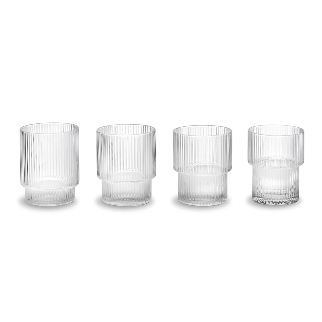 Pahare Ripple - Set de 4