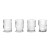 Pahare Ripple - Set de 4