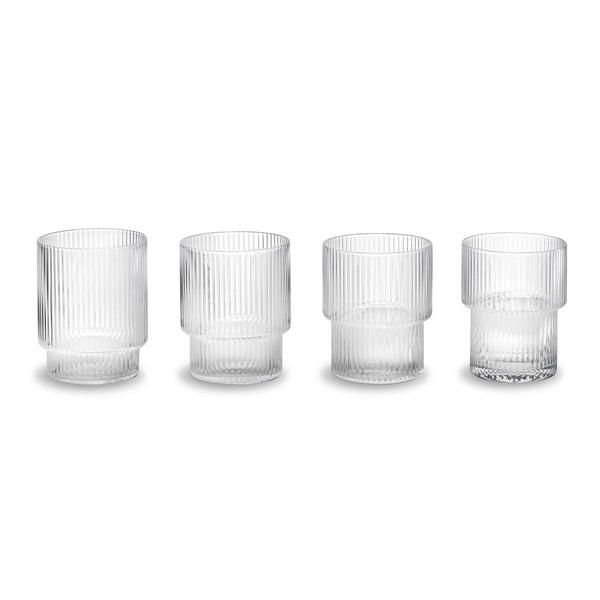 Pahare Ripple - Set de 4