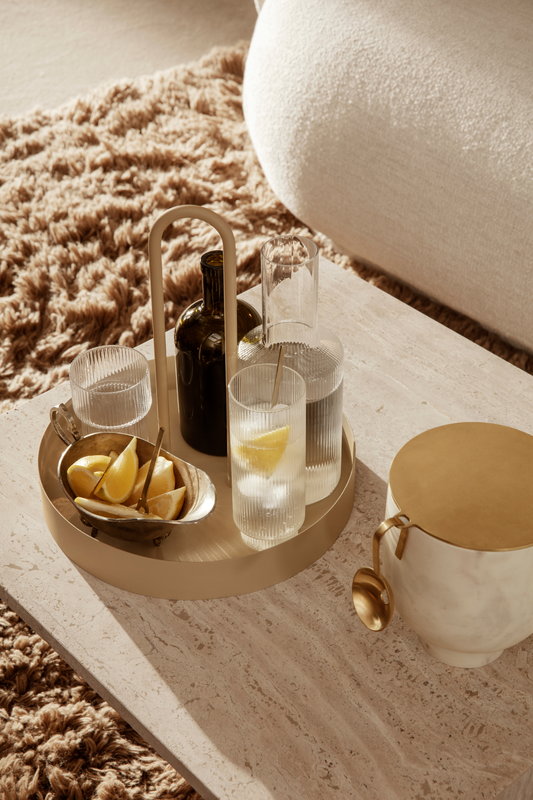 Ripple Long Drink Glasses ( Set of 4)