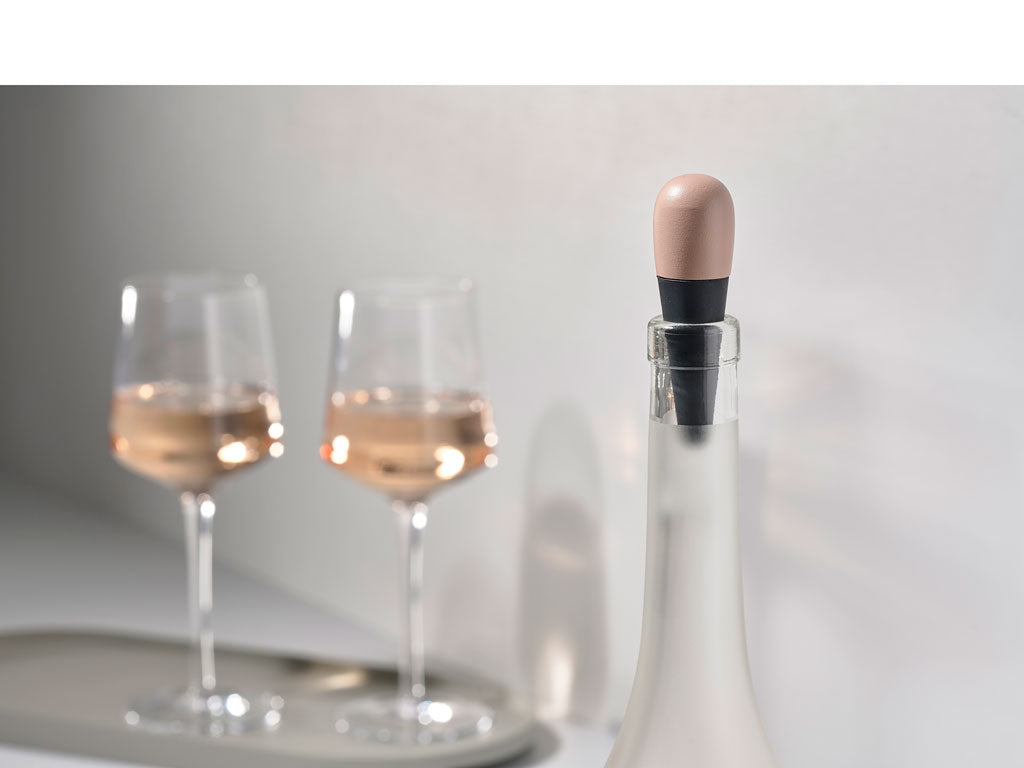 Dop pentru sticle de vin Rocks - Egg, Nude