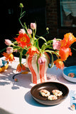 Sobremesa Stripe Vase - Red