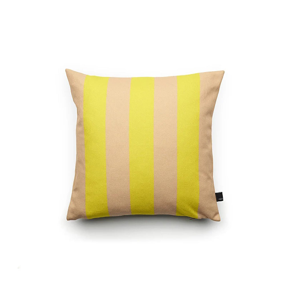Pernă Stripes M - Galben / bej