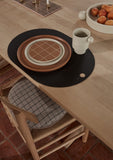 Tavă Suki Board Round - Caramel / Offwhite