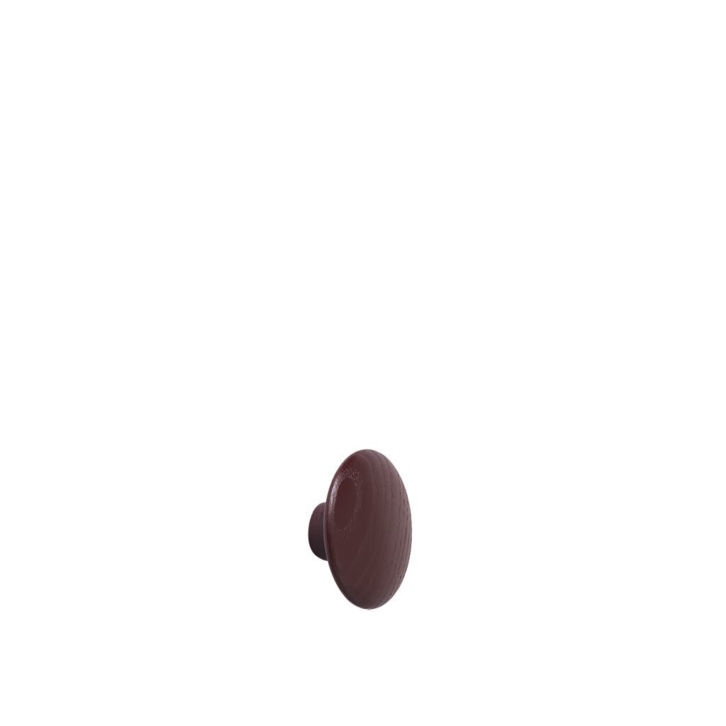 Dots Wood - Burgundy