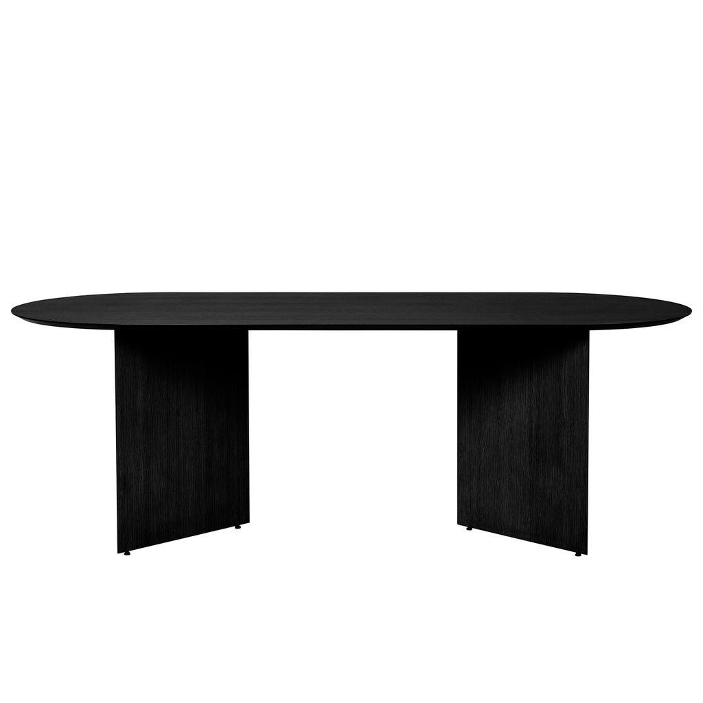 Masă Mingle Oval 220 - furnir negru