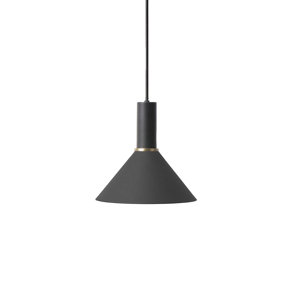 Corp de iluminat Cone Shade Low Socket - negru