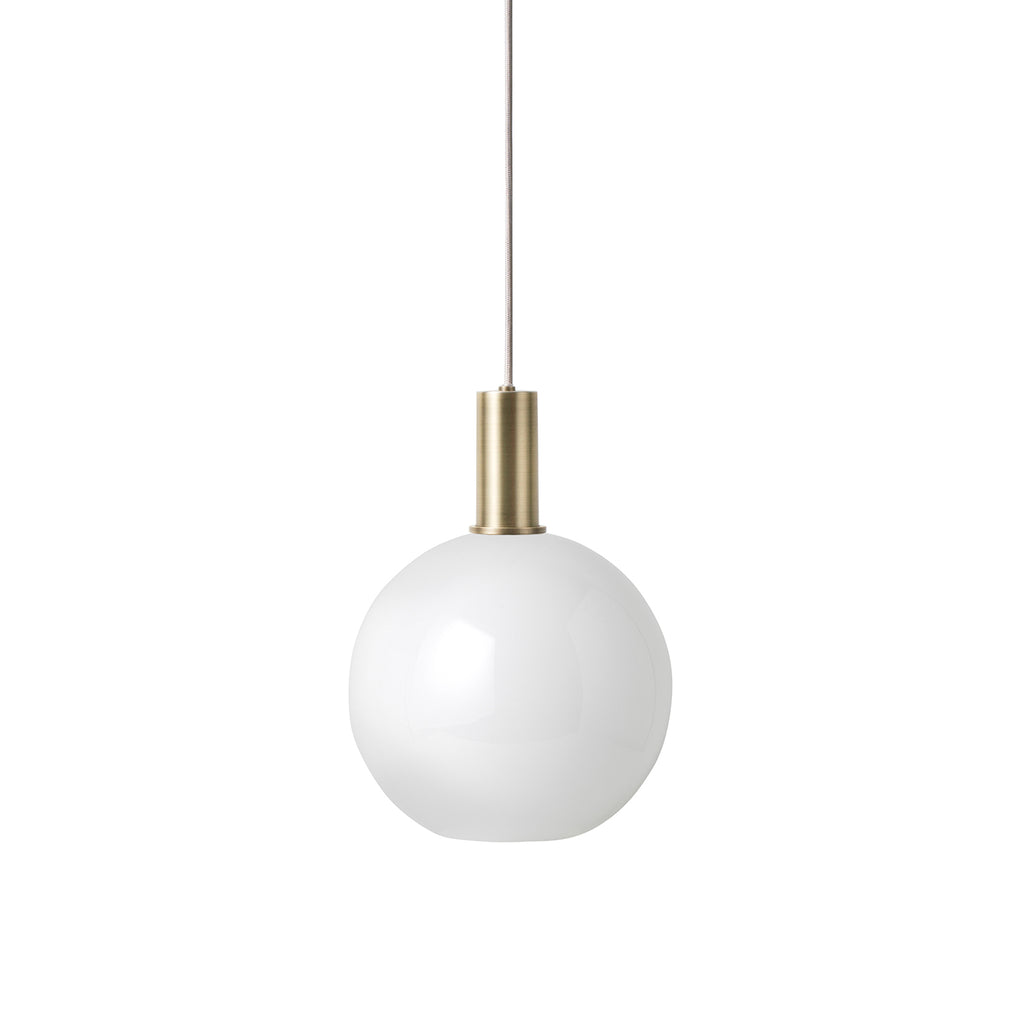 Corp de iluminat suspendat Low Opal Shade - Sphere