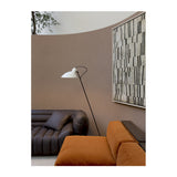 Lampadar VV Cinquanta - Structură neagră, reflector alb