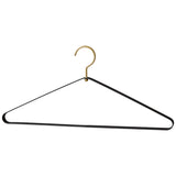 Vestis Hanger Black/Brass - Set of 2