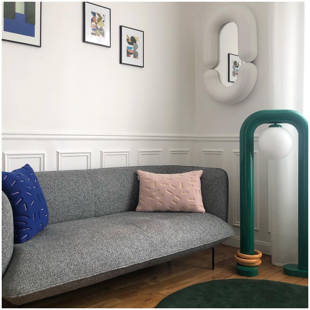 Oglindă Zodiac M - alb