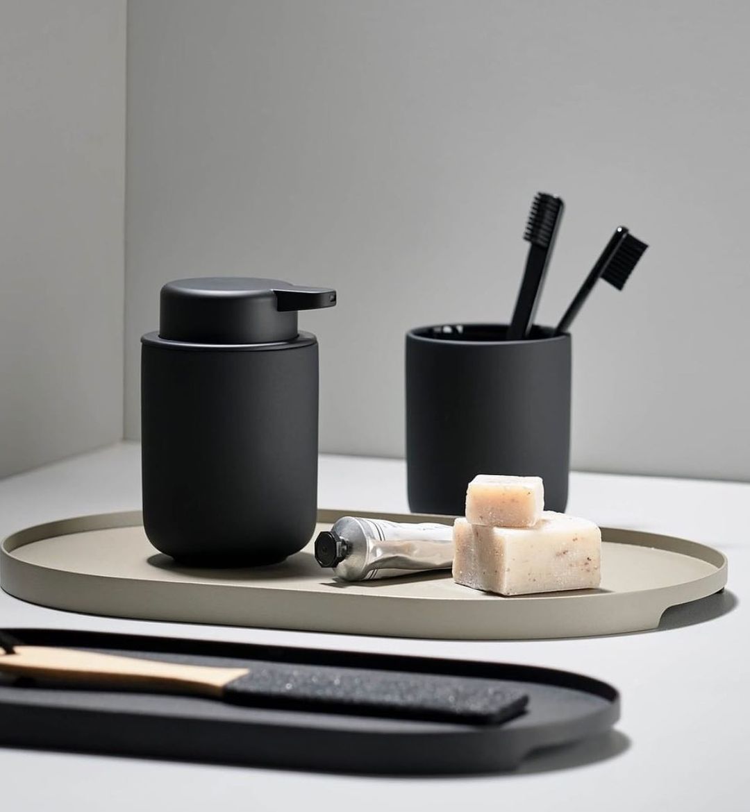 Zone Ume Soap Dispenser Black