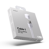 Cable 1 USB-A to Apple Lightning - Gotland Grey