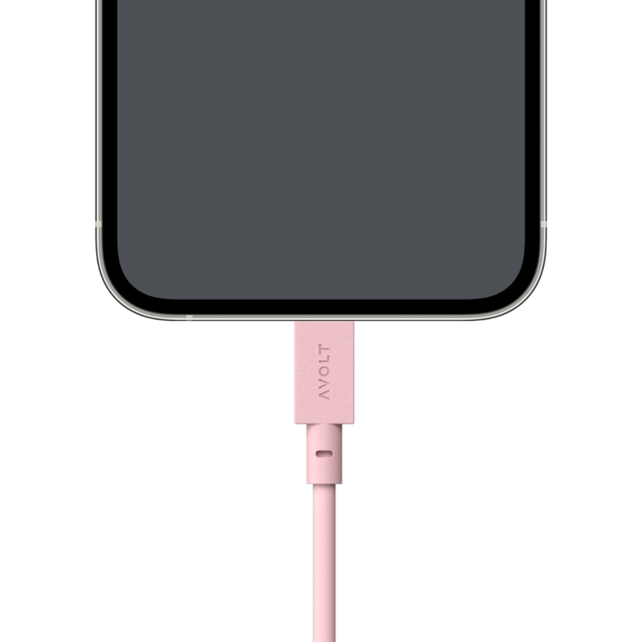 Cable 1 USB-A to Apple Lightning - Old Pink