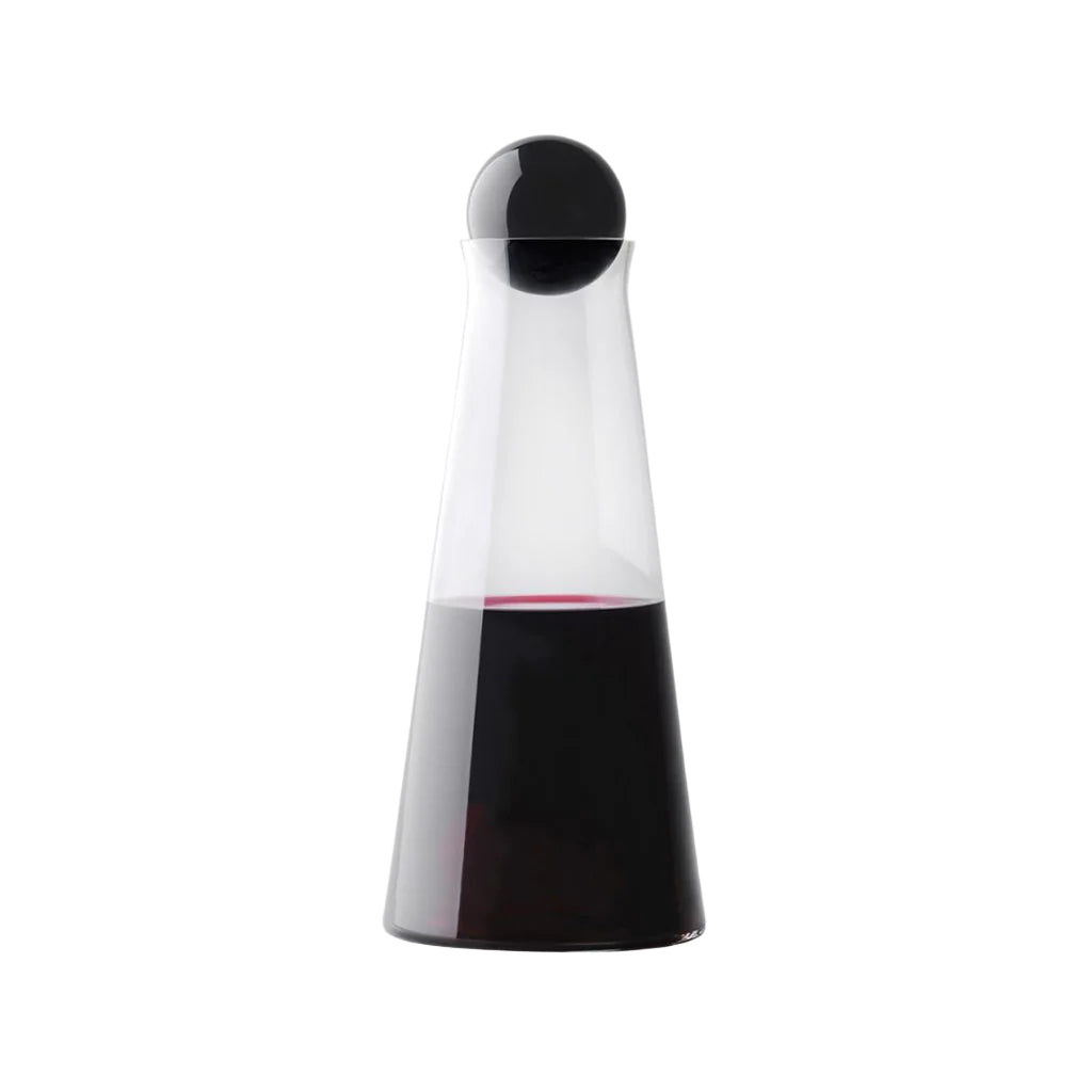 Carafă Fia transparent/negru