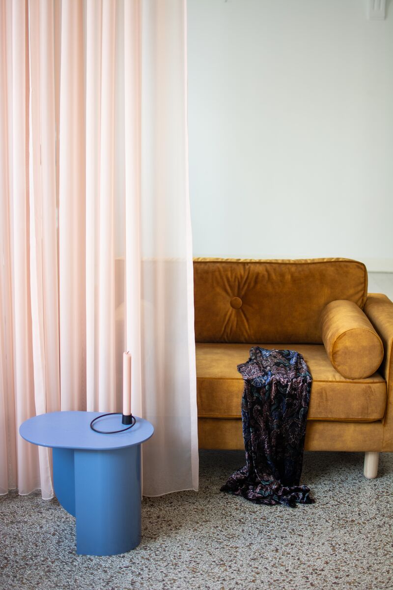 Plateau Side Table - Pigeon Blue
