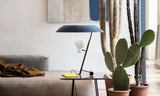 Lampă Model 548 - Alamă oxidată cu difuzor gri