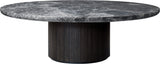 Masuta de Cafea Moon Rotundă - Grey Emperador Marble