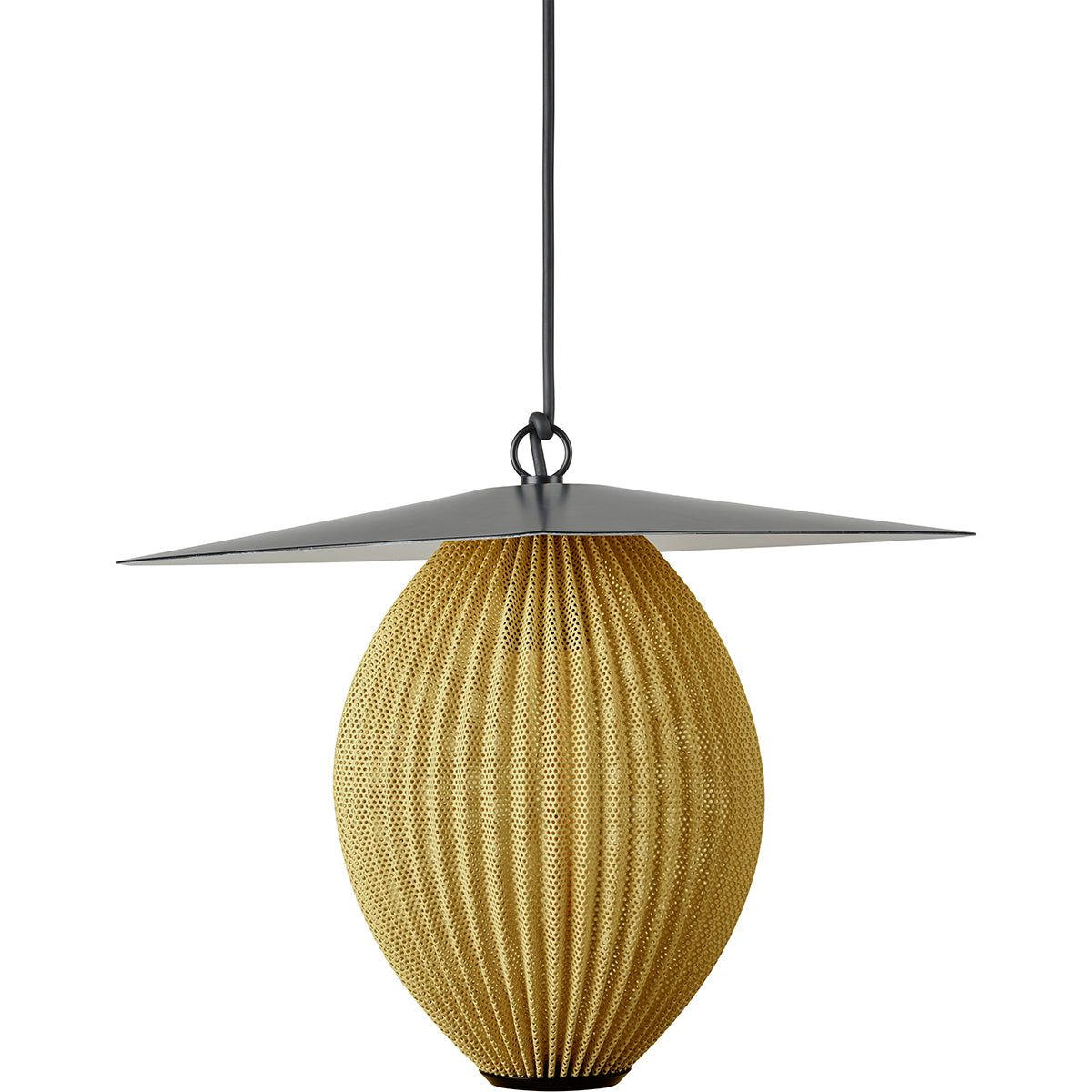Satellite Outdoor Pendant - Mustard Gold Semi Matt