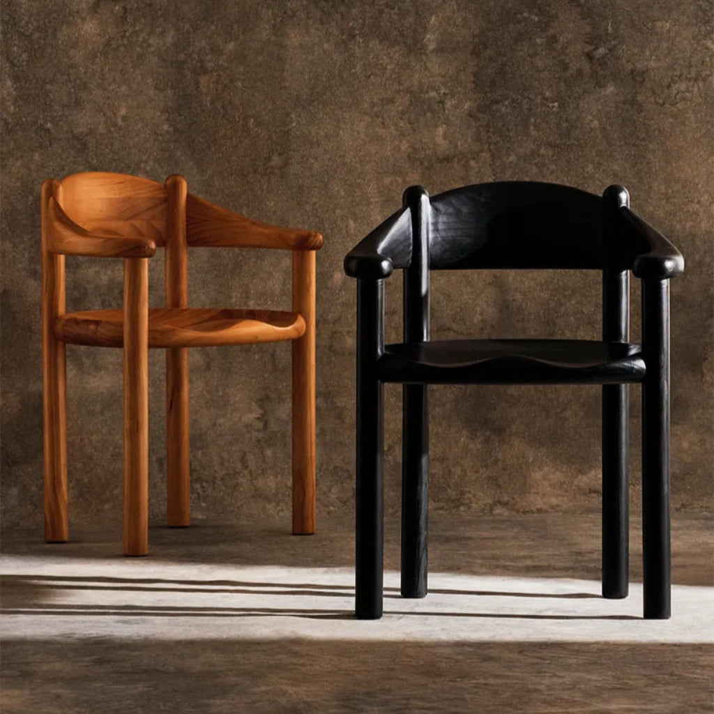 Scaun cu brate Daumiller - Brown/ Black Pine