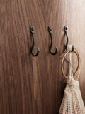 Curvature Hooks - Set of 3 - Black Brass