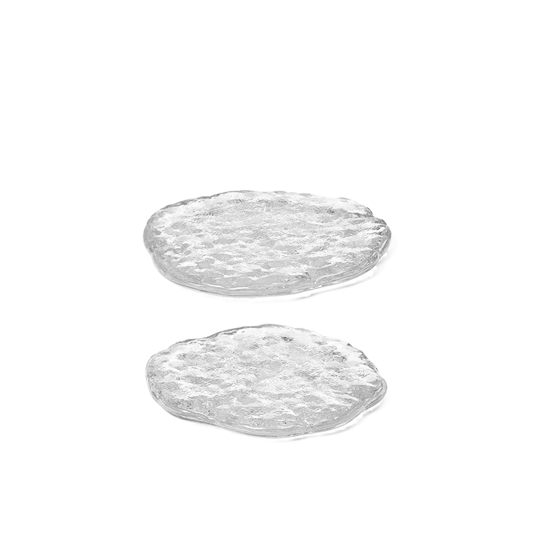 Set de 2 Farfurii Momento Glass Stones - S