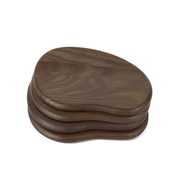 Set de 3 platouri de servire pentru unt Cairn